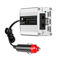 200w watt dc 12v to ac 220v usb 5v portable car power inverter charger converter adapter dc 12 to ac 220 modified sine hot
