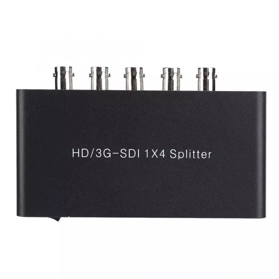 

HD 1 IN 4 OUT SDI Splitter Extender Adapter Support HD-SDI, SD-SDI and 3G-SDI Signal for Projector Monitor SDI Camera