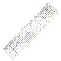 10x45cm ruler transparent acrylic material patchwork ruler quilting ruler tool school student office stationery painting tools