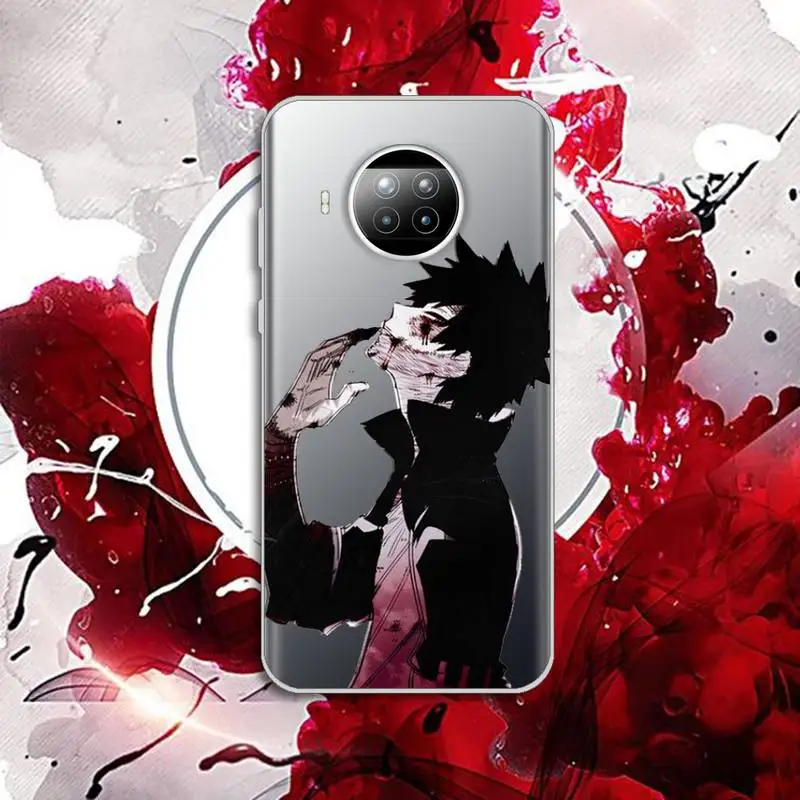 

My Hero Academia anime Evil devil smile luxury shell Phone Case Transparent for Xiaomi Redmi note 10 t 8 9 pro lite 11