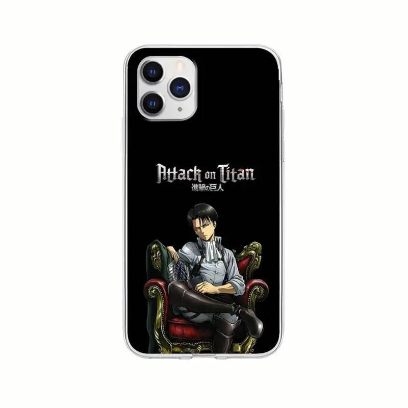 

Attack On Titan Anime Transparent Cell Phone Case For Xiaomi Redmi K30s Ultra Note 8 9 Pro Max 9s 10T Pro 11 10 Lite Clear Cover
