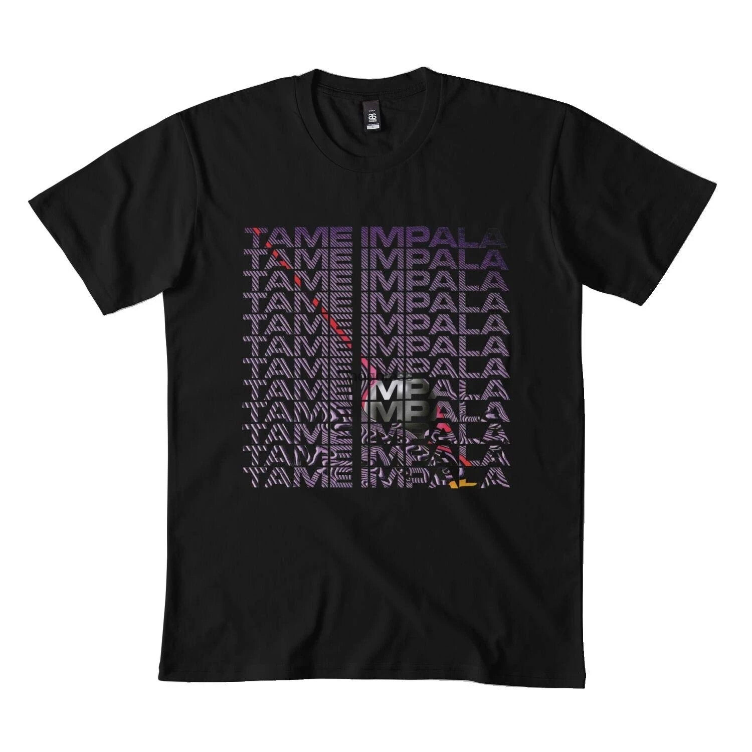 Tame Psychedelic Text Essential футболка DMN2 Black|Мужские футболки| |