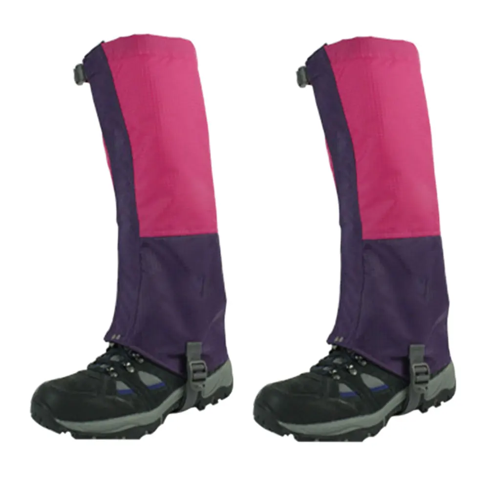 

2pcs Snow Gaiters Oxford Cloth Desert Skiing Mountaineering Waterproof Camping Climbing Portable Breathable Shoes Cover Outdoor