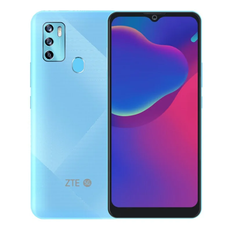 Смартфон ZTE Blade V2021 в наличии 48 МП 8 Мп 2 5G полный экран 720 дюйма Android 6 52 сканер