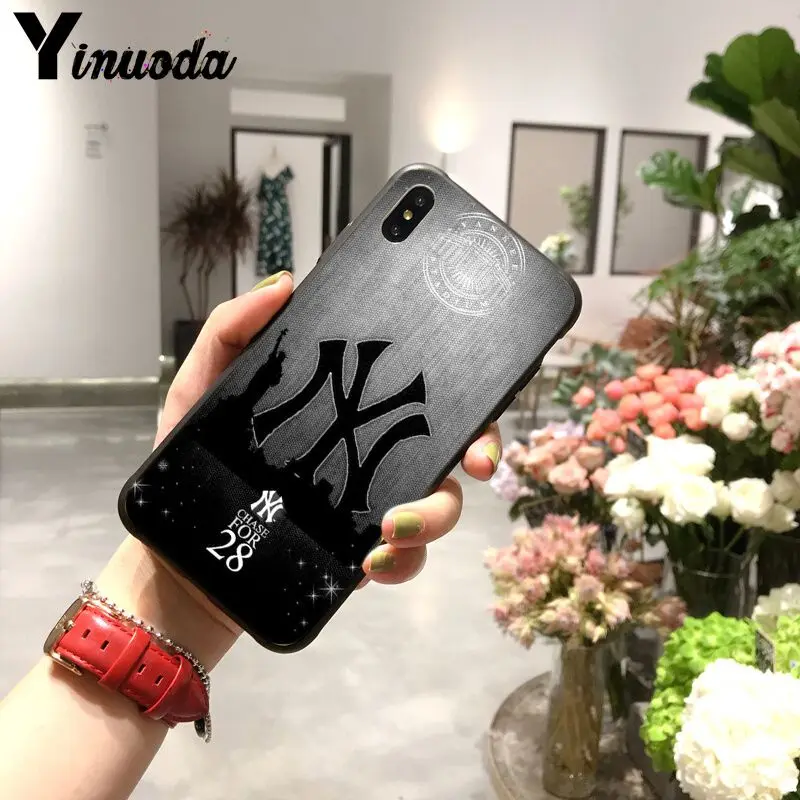 Yinuoda New York Yankees Boston Red Sox бейсбольный Телефон чехол для iphone 8 7 6 6S Plus 5 5S SE XR X XS MAX 11pro max Coque Shell