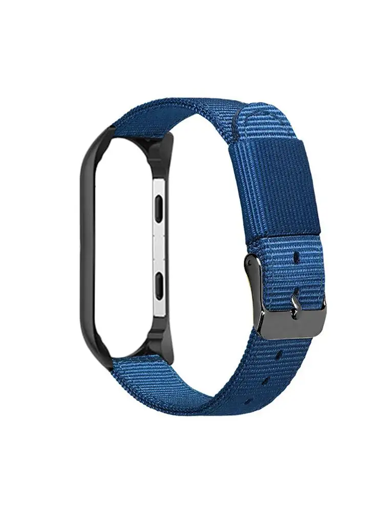 Для Xiao mi 3 Xiao mi 4m 3 mi Band 4 Универсальный спортивный предварительно mi um холст сменный Браслет нейлоновый ремешок с черной рамкой ремешок для часов