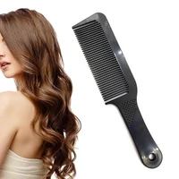salon home black static long waved teeth carbon comb women make hair smooth comb professional hairdressing men stlying