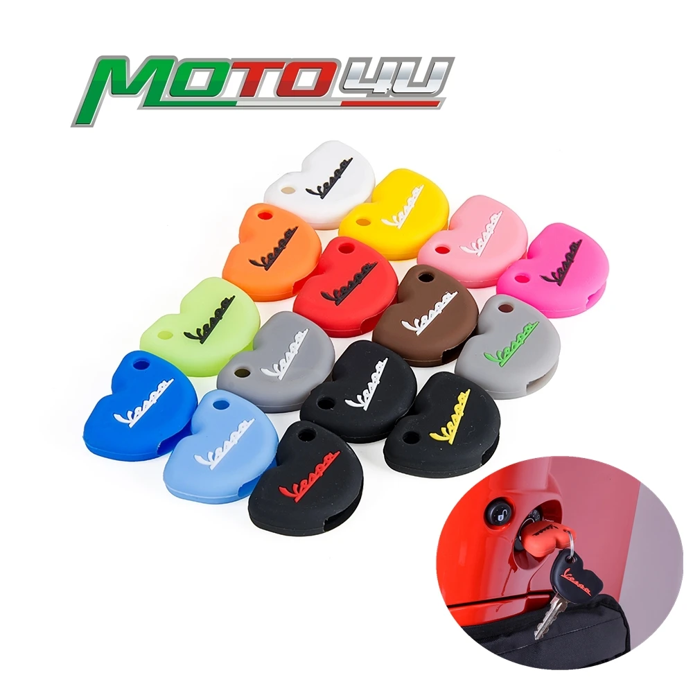 Набор ключей для скутера из силиконовой резины водонепроницаемые цвета Vespa piaggio