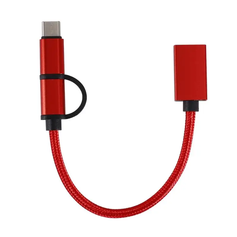 1 шт. USB Кабель адаптер Тип C OTG кабель для клавиатуры/мыши/u диска/картридера