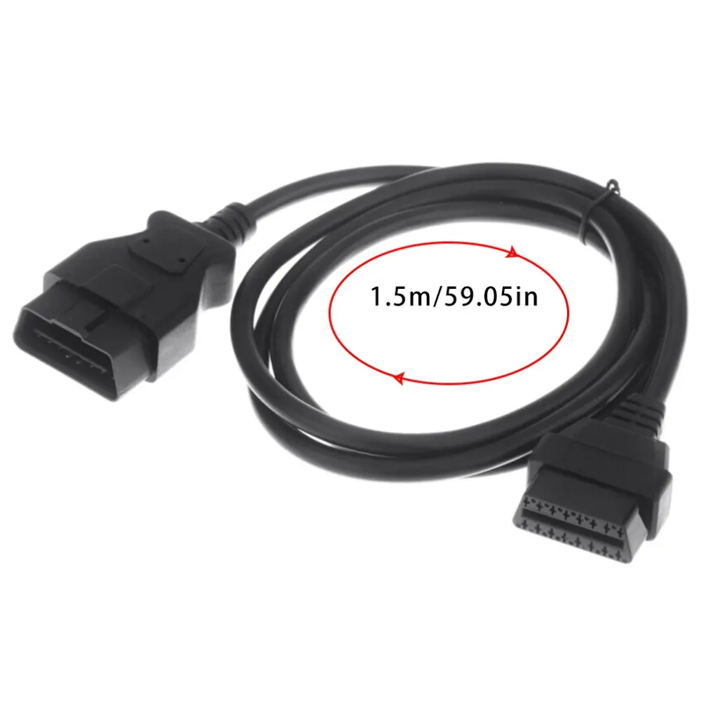 

1 to 2 Auto Car Two In One OBD Extension Cable OBD To OBD Plug Cable Vehicle Diagnostic Connerctor Tool