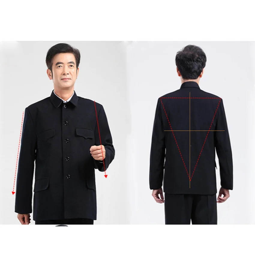 Традиционный китайский костюм Тан для мужчин куртка пальто Женская туника