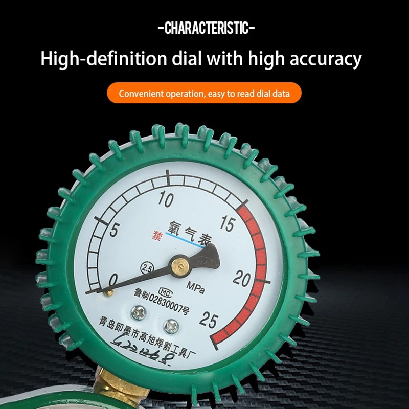 Oxygen Gas Bottle Regulators O2 Reducing Pressure Inhaler Acetylene Double Gauge Regulator Tank | Инструменты