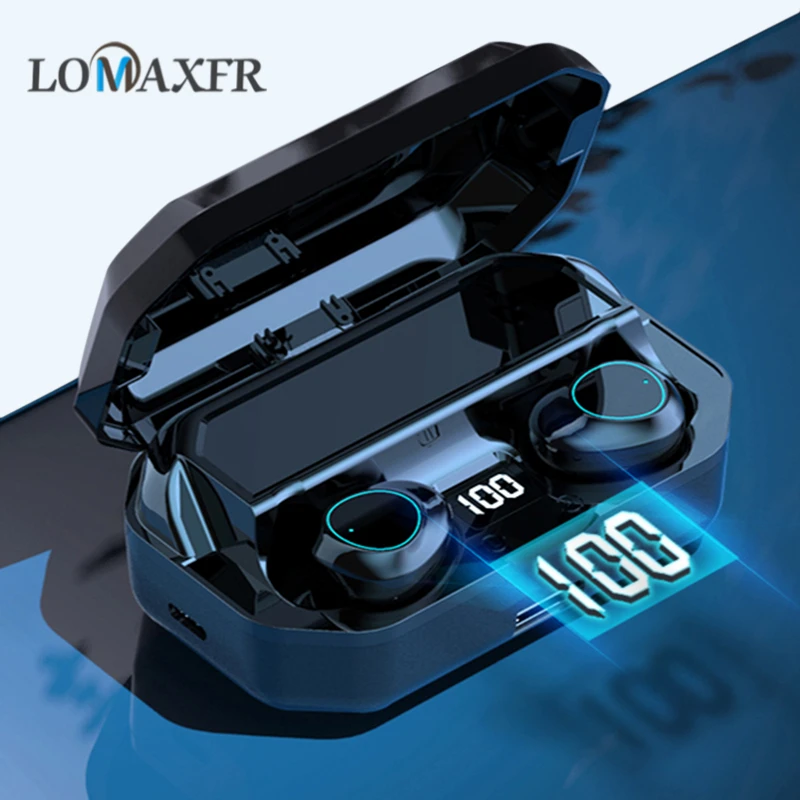 Bluetooth гарнитуры TWS беспроводные вакуумные стереонаушники Touch Mini черные наушники