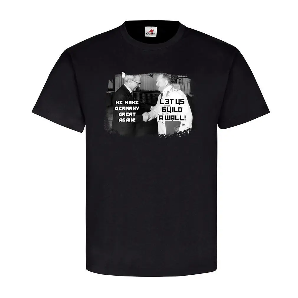 

Ddr Cccp Let Us Make Germany Great Russia Politics Fun Humor Spa T Shirt #20985 Funny Print Tops Men