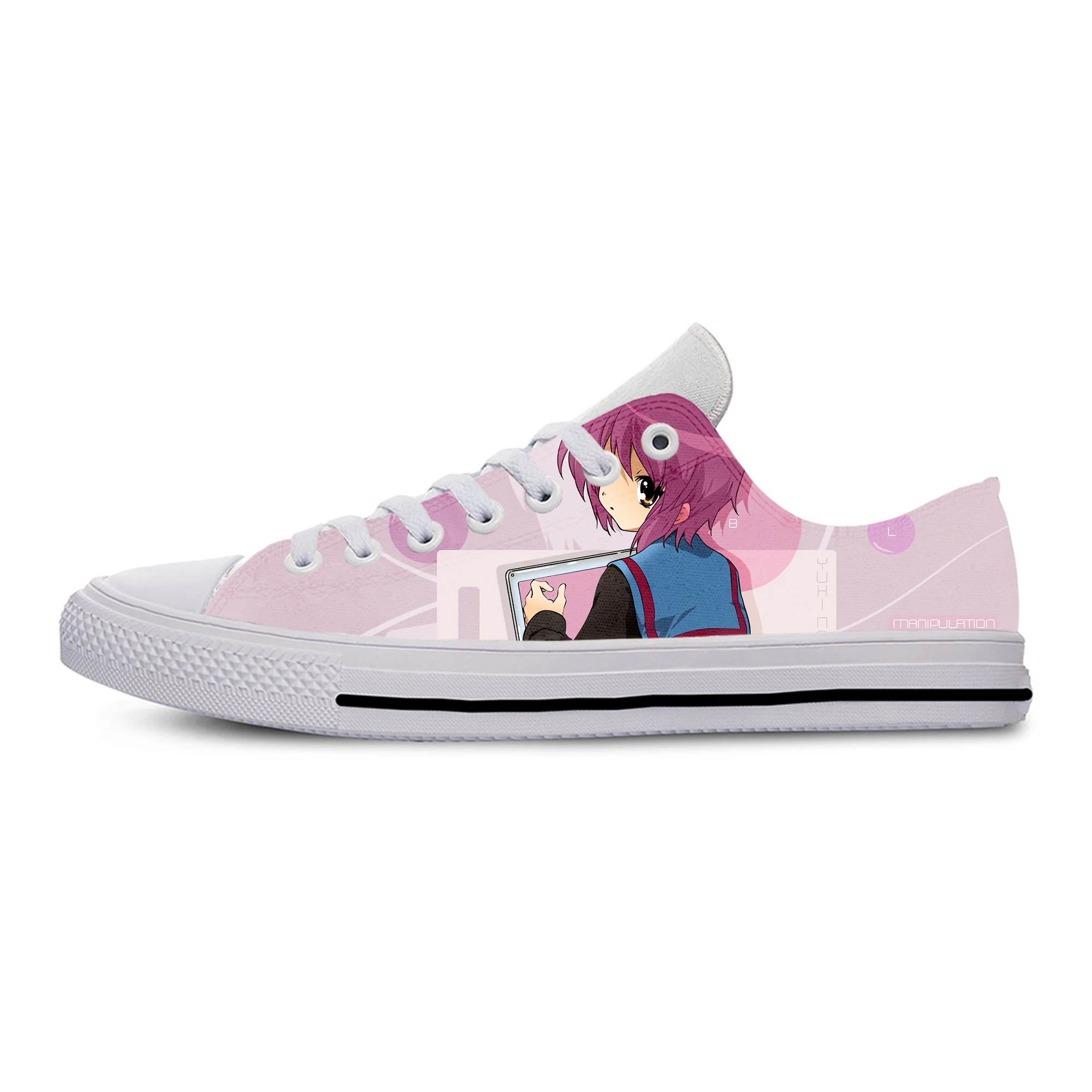 

Suzumiya Haruhi Women Canvas Shoes men Fashion Summer Casual Sneakers StudentsFlats 2020 Spring Summer Low cut