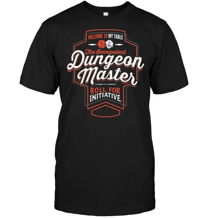 Gm Fantasy Rpg Dungeon Game Master Dm футболка для настольной игры | Мужская одежда