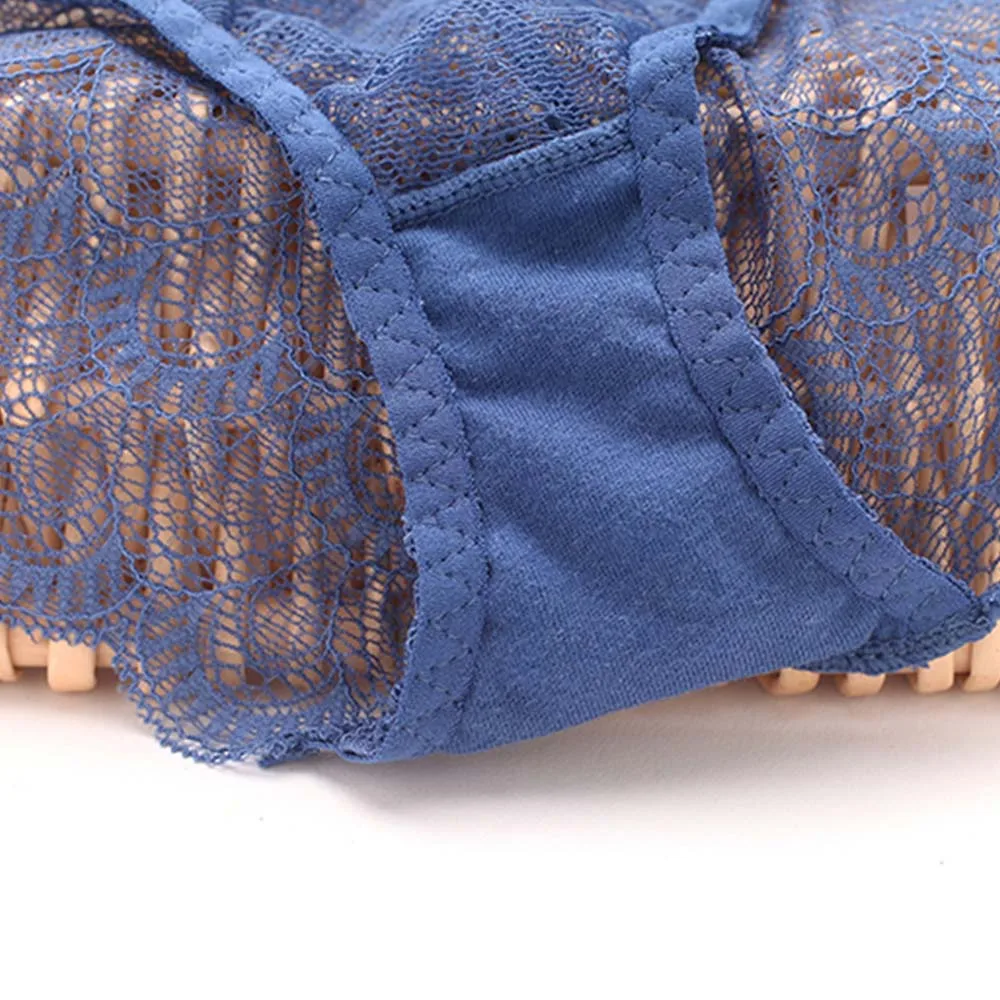 Сексуальное Кружевное цветочное нижнее белье женские трусики стринги