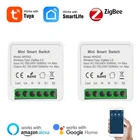 Умный выключатель ZigBee Tuya, двухсторонний выключатель с голосовым управлением, работает с Alexa Google Home