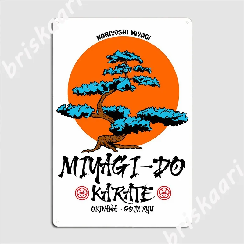 

Miyagi Do Karate Metal Sign Club Bar Plaques Wall Pub Funny Tin Sign Poster