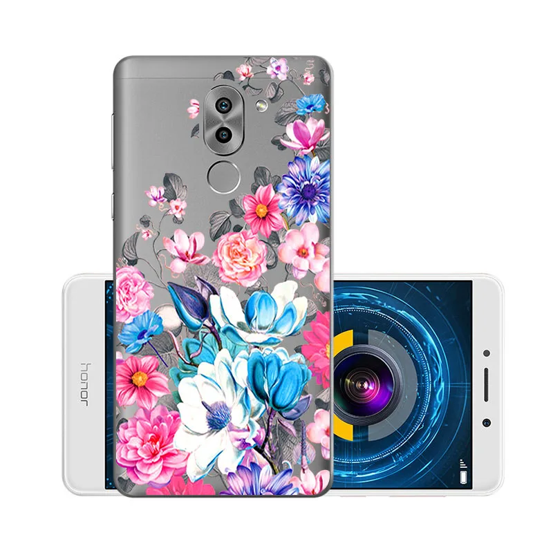 W042 Мягкий чехол из ТПУ, чехлы для huawei Honor 6X, силиконовый прозрачный чехол для huawei GR5, BLL-L21 BLN-AL10 Honor6X mate 9 Lite - Цвет: W042