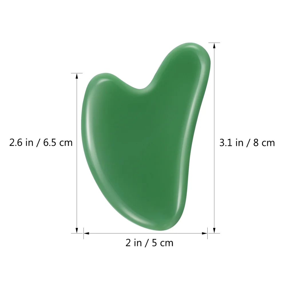 

ULTNICE Guasha Stone Heart Shaped Stone Scraping Tool for Facial Spa Skincare