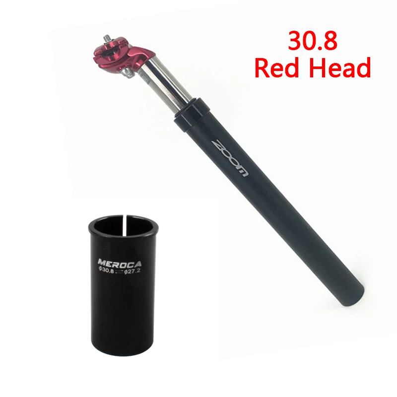 Red 30.8 Подседельный штырь для велосипеда 27,2/31,6X350 мм Подседельный штырь алюминиевый велосипедный амортизационный амортизирующий подседельный штырь - Цвет: Red 30.8