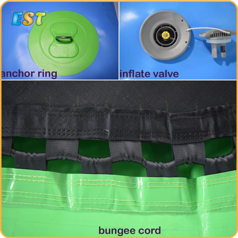 0 9 мм 2 м-5 м диаметр аквапарк надувной парк Развлечений Езда прыжки батут водный