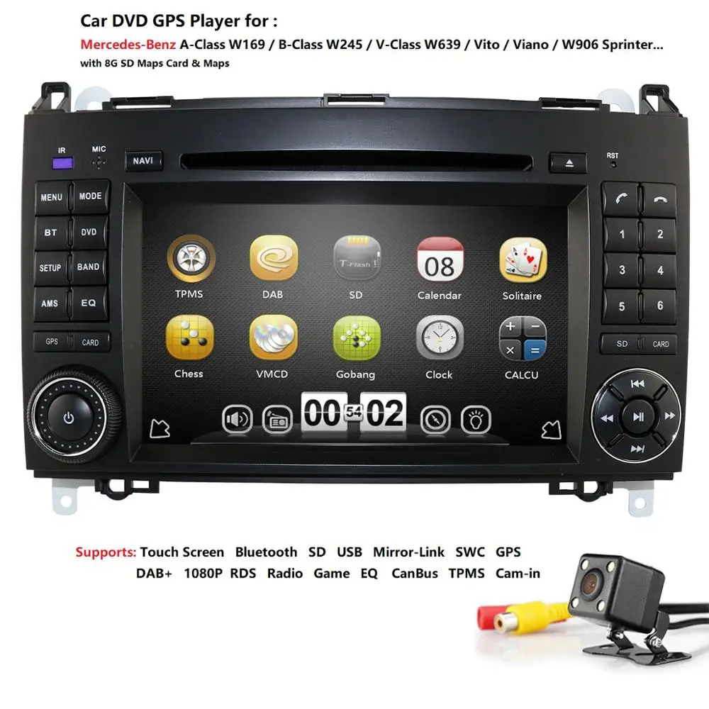 2din автомобильный мультимедийный плеер Автомобильный Радио gps dvd для