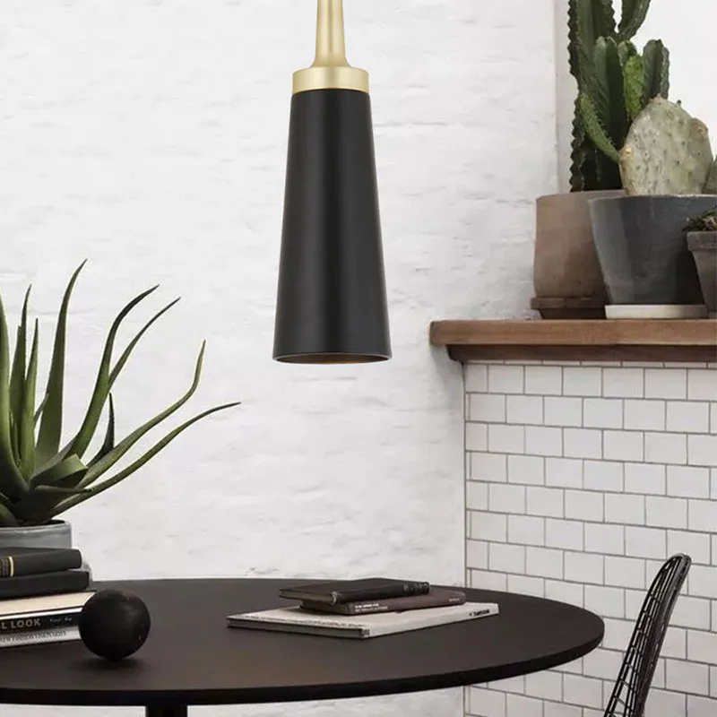 

Artpad Metal Light-Fixture Pnedant Lights for Dining room Kitchen Restaurant Decoration White Black E27 Modern Hanging Light