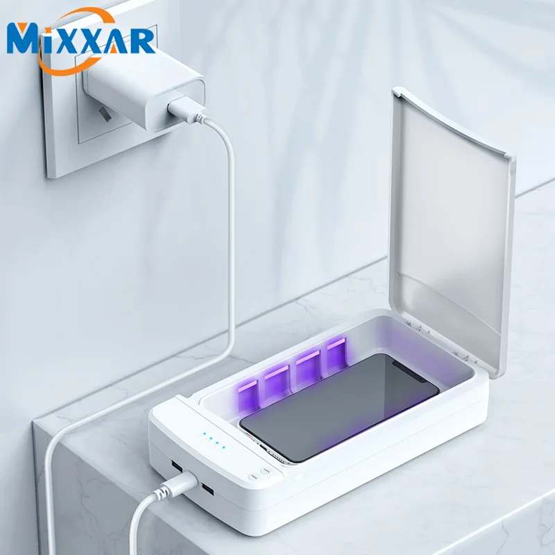 ZK20 UV светильник стерилизатор смартфон маска USB зарядка ультрафиолетовая