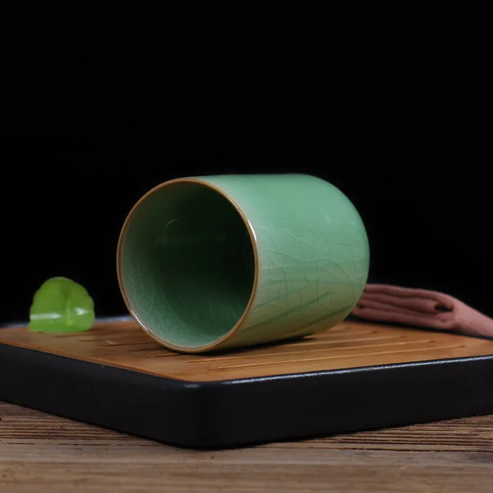 280 мл однотонная керамическая чайная чашка в традиционном китайском стиле Celadon