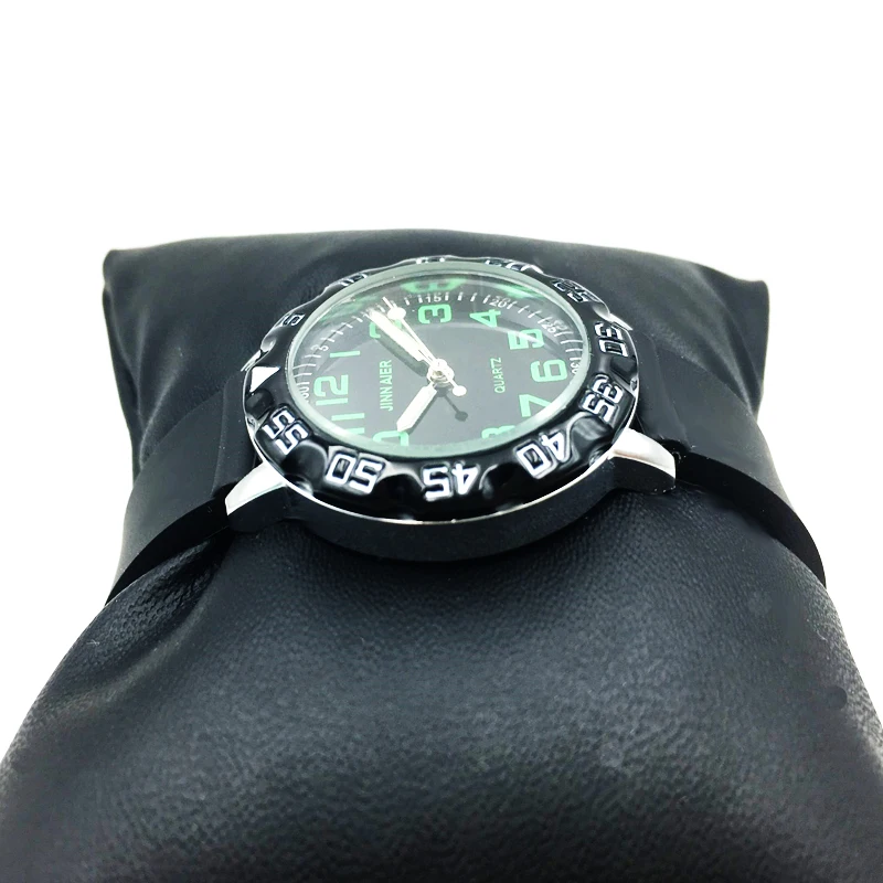 Часы наручные женские кварцевые милые модные простые Стильные с розовым желе