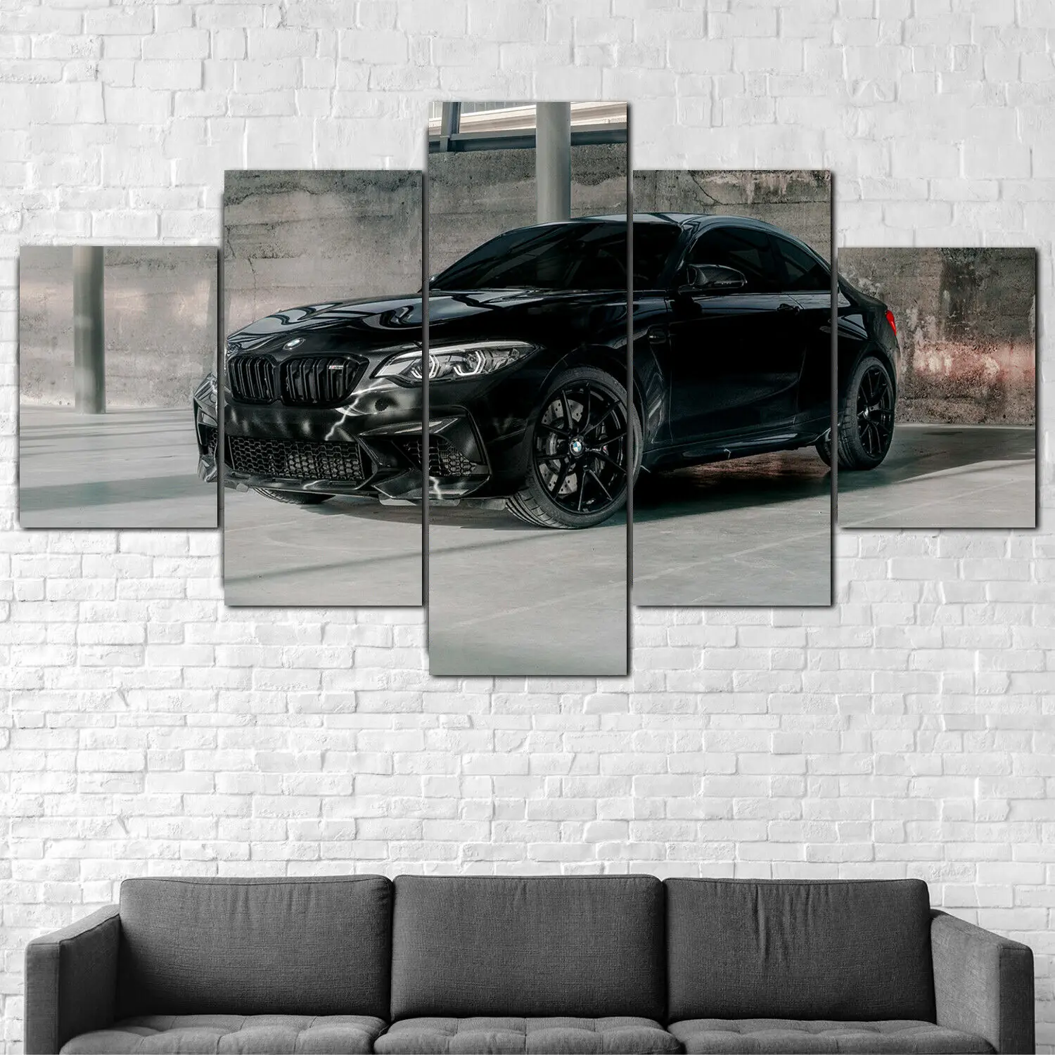 

No Framed 5 pieces M2 Edition FUTURA Sports Car Home Decor Picture Canvas Painting Posters Wall Art For Living Room Decoration