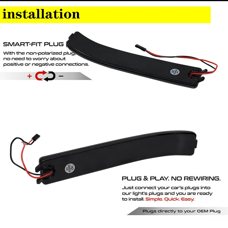 Полный светодиодный габаритный фонарь для бокового зеркала iJDM янтарный 2009-14 Ford