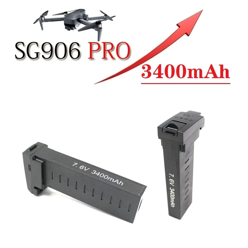 Фото Аккумулятор для дрона SG906 Pro, SG906PRO, x7pro, GPS, 7,6 В, 3400 мА · ч, литий-полимерный аккумулятор, Wi-Fi 5G, PFV, 1 шт. №1
