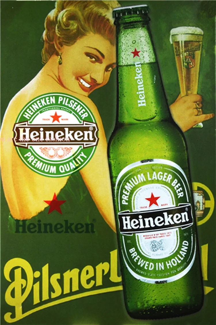 Металлическая жестяная вывеска для напитков пива без работы знаки в стиле ретро