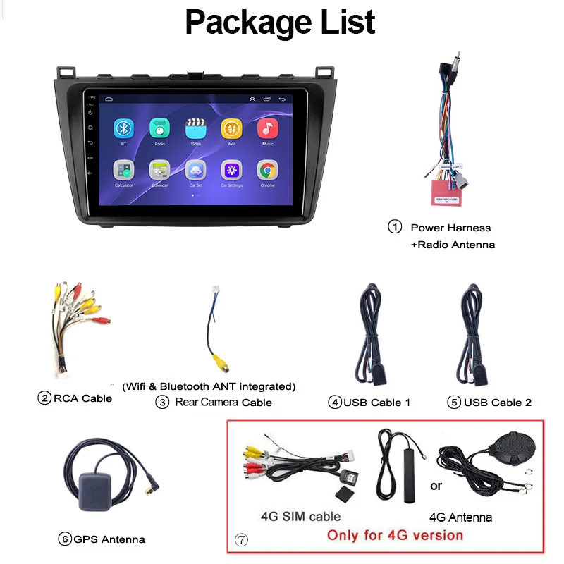 HANNOX для Mazda 6 2007-2015 Rui Wing 2 GH Android11 автомобильный музыкальный радиоприемник