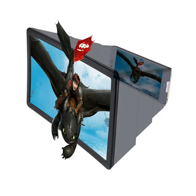 New F2 Magnifier Eyes Protection Display Folding 3D Screen Mobile Phone Amplifier Cellphone Holder Enlarged Expander Stand | Мобильные