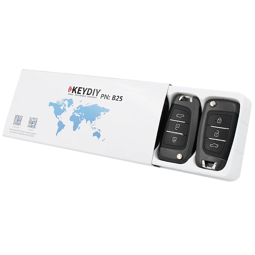 5 шт./лот оригинальный KEYDIY 3 кнопки B25 универсальный ключ дистанционного
