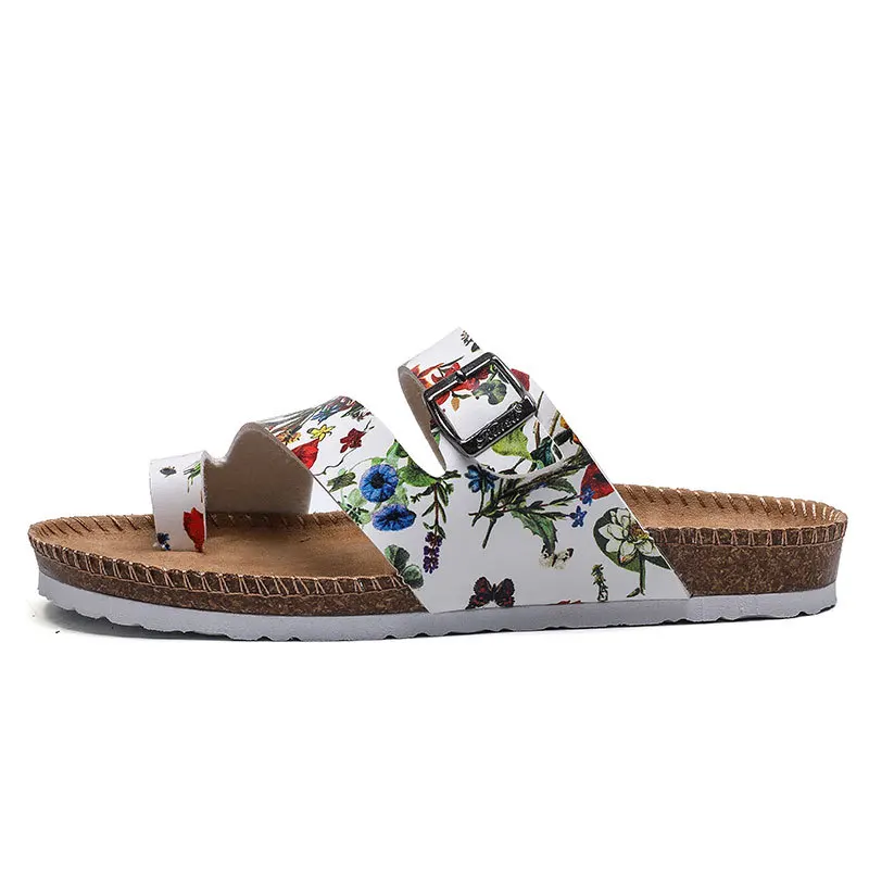 

Slippers Casual Flat Shoes Female Rubber Flip Flops Summer Clogs Woman Slides Luxury Hawaiian Beach Cotton Fabric Rome Slippers