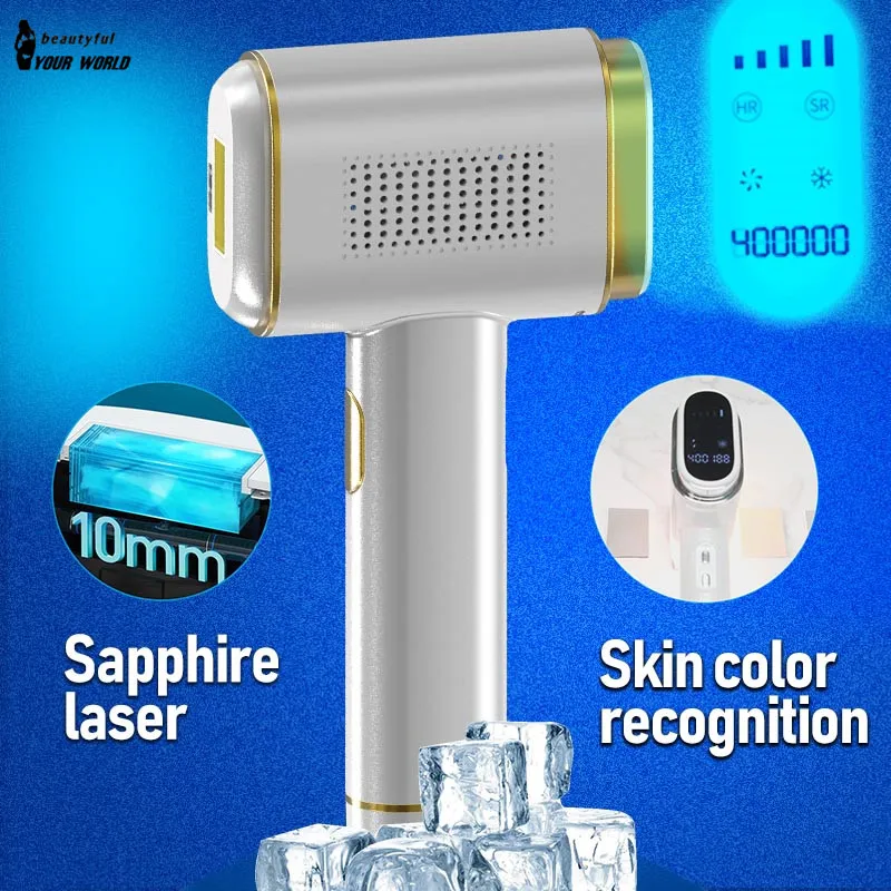

Osenyuan T023C Laser Epilator Machine High Energy Sapphire Ice Cool Hair Removal Device Professional Female Electric Epilator