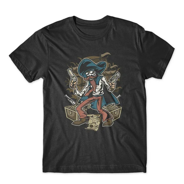 

Pirate Treasure T-Shirt 100% Cotton Premium Tee NEW