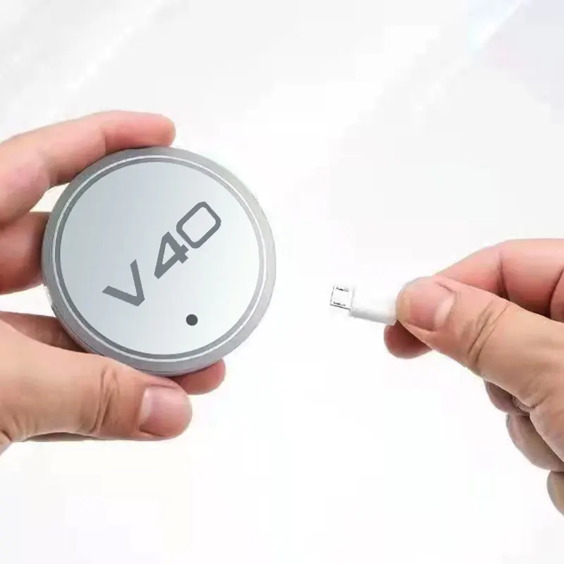 Светящийся подставка для Volvo V40 2013-2018 2019 модель 7 Красочный USB логотип автомобиля