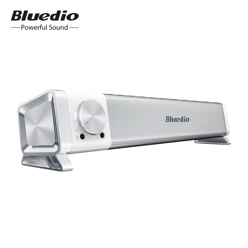 

Bluedio LS soundbar wired speaker computer speaker USB power column Bluetooth-compatible with mic for PC, phone, game, movie