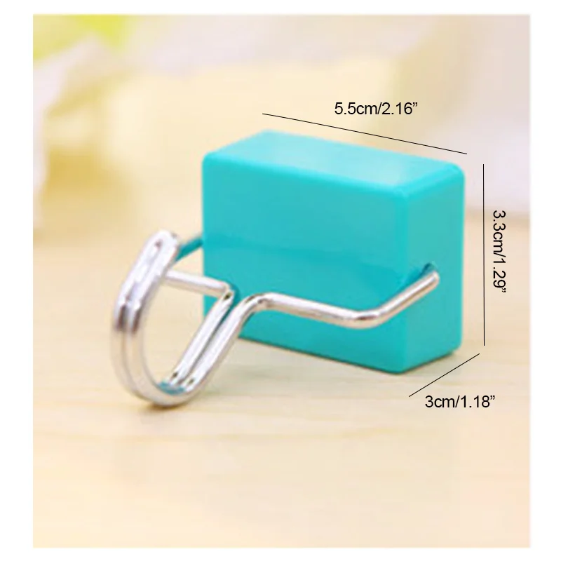 

3Pcs/Set Magnetic Hook Strong Mini Heavy Duty Hanger Key Holder Durable For Home Kitchen Refrigerator Bearing 2KG Hooks