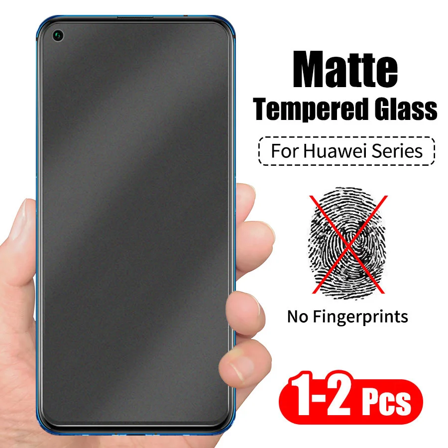 Фото Матовое Защитное стекло для Huawei P20/P30/P40 lite/Nova 5T/honor 10/20 pro/8A/9A/8X/9X 1/2 шт. | Мобильные