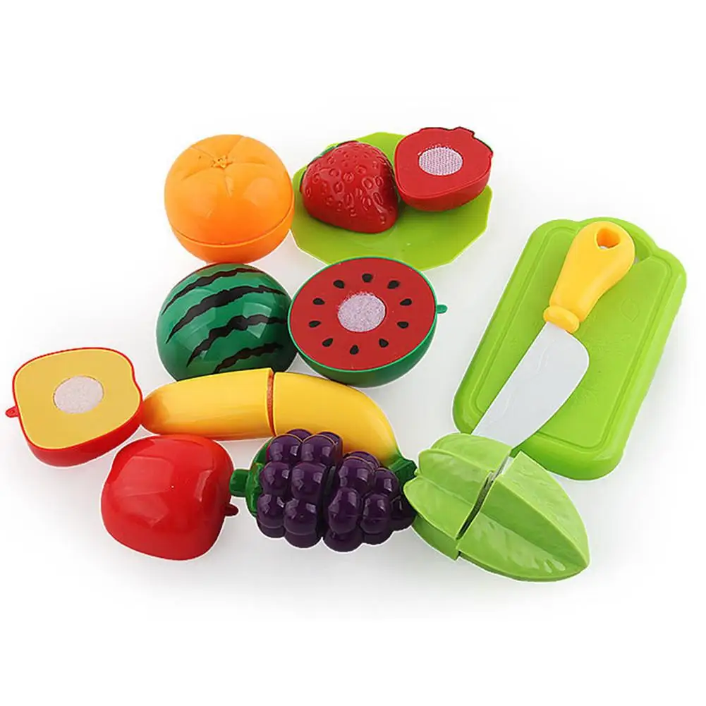 

Plastic Children Cutting Fruit Set Pretend Play Accessories For 6 Years Old And Above Kids well-suited