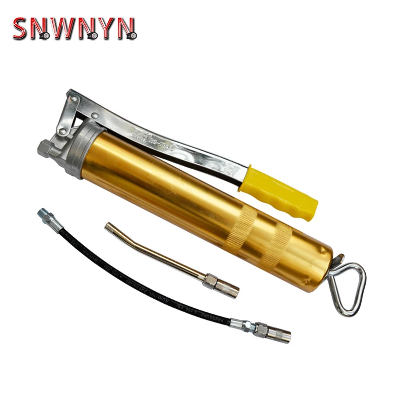 

400cc Heavy Duty Pistol Grip Grease Gun with Whip Hose and Rigid Pipe Grease Gun For car SUV Truck Excavator General