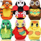 Новая мультяшная Одежда для собак, зимняя Рождественская Мягкая флисовая одежда для собак, забавная куртка-трансформер для собак на Хэллоуин, зимняя одежда