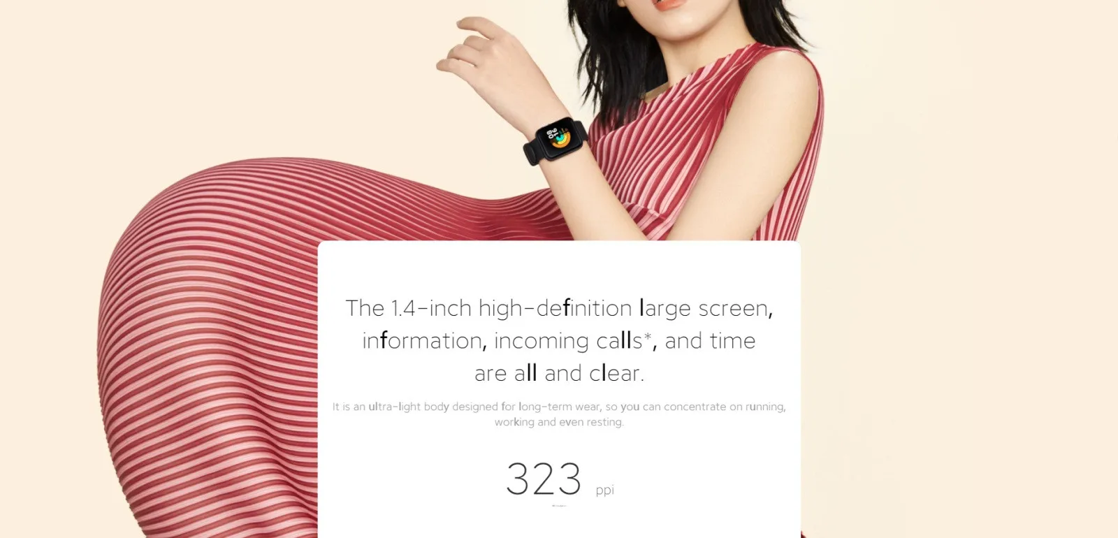 Новинка Xiaomi Redmi часы с пульсометром 5 АТМ Водонепроницаемость воды 1 4 дюйма